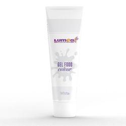 Lumea Colorant pentru Cofetărie în Formă de Gel Alb 1buc 30gr Tub