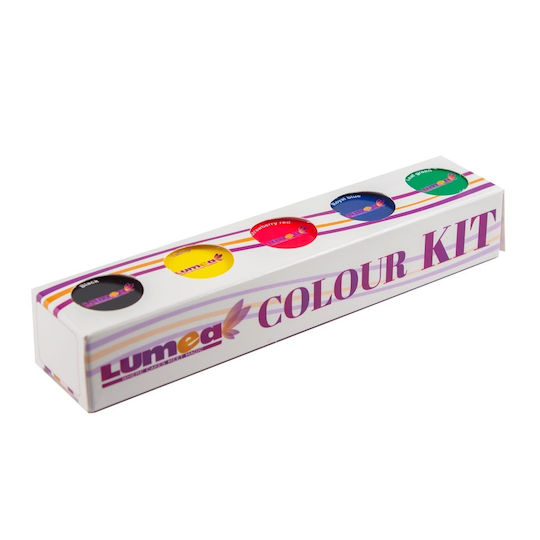 Lumea Lebensmittelfarbe in Gel-Form Mehrfarbig 5Stück 10gr