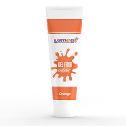 Lumea Χρώμα Ζαχαροπλαστικής σε Μορφή Gel Πορτοκαλί 30gr Σωληνάριο