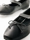 Pointy Ballerinas With strap Black