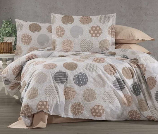 MayHome Σετ Κουβερλί Μονό Βαμβακερό Γεωμετρικό 160x240cm 2τμχ