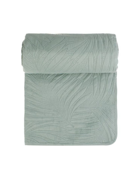 Tagesdecke Einzelbett Light Dark Mint 160x230cm