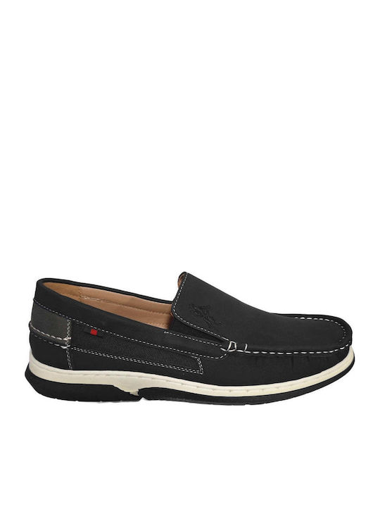Ustyle Men's Moccasins Black