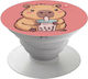 Capybara Bubble Tea Phone Holders Stand Λευκά Β...