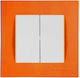 Mutlusan Mutlusan Double Wall Switch with Orang...