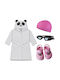 4 99907500011 Kinderbademäntel mit Kapuzen-Set
