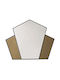 Hanah Home Selfish Wall Mirror with Gray Plastic Frame 76x95cm 1pcs