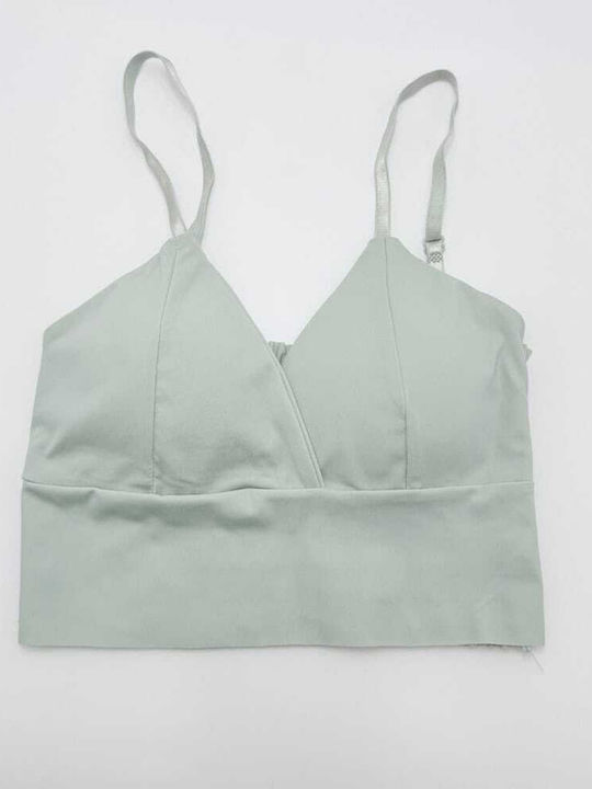 Topaki Women's Bra without Padding Mint