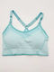 Women's Sports Bra with Removable Padding Turquoise