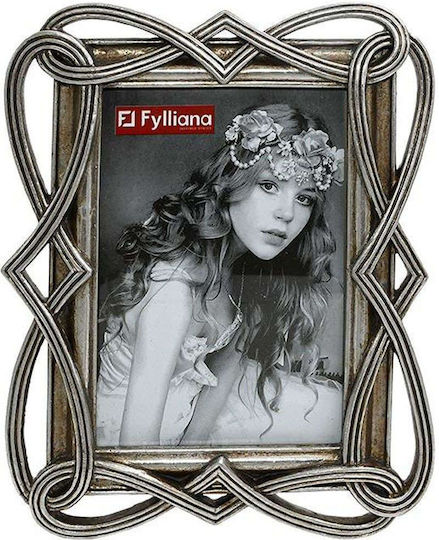 Fylliana Polyresin Photo Frame with Gray Frame