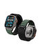Spigen Wbf1 Strap Fabric Black Green (Apple Watch 44/45/46/49 mm - Spigen)