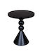 Rund Beistelltisch Bohθητικο Metall Black B40xT40xH48cm