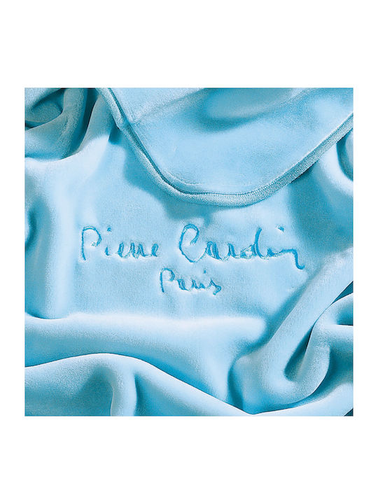 Adam Home Nancy Ster Blanket Spain Velvet Single 160x220cm Light Blue