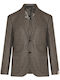 Men's Winter Suit Jacket Brown