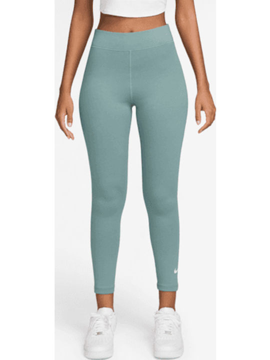 Nike Women's Cropped Legging Turquoise