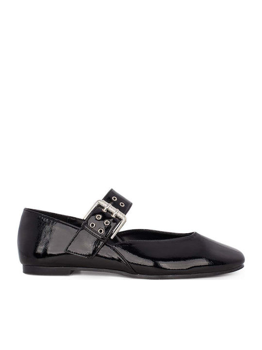 Seven Ballerinas With strap Black