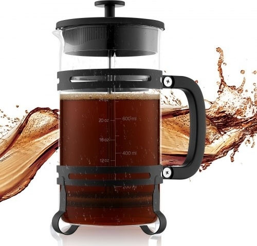 Vevor Καφετιέρα Φίλτρου Χειρός Πλαστική Μαύρη 1lt