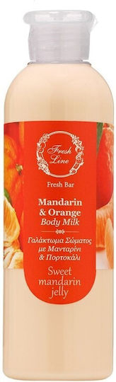 Fresh Line Mandarin & Moisturizing Milk Body with Aroma Jasmine 200ml