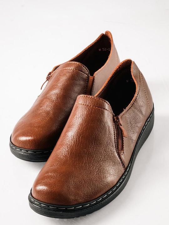 The Shoemart Анатомични Дамски Slip-On Кафяви