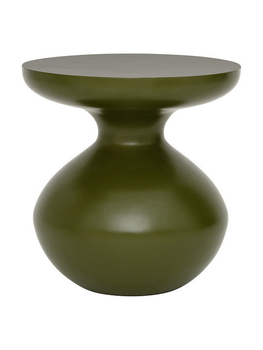 Auxiliary Outdoor Free Standing Metal Table Green 38x38x40cm