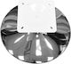 JGS S.A. Metallische Sesselbasis Silber
