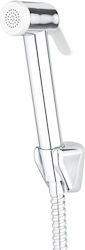 Obus Bidet-Set Mit Telefonhalter Für Bidet Spirale 125cm Drehschutz Silber