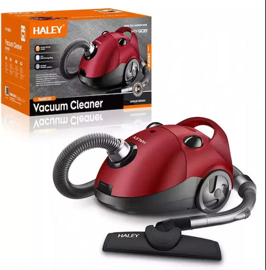Haley HY-906 Aspirator 2800W cu sac 2lt Roșie