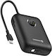 Swissten Voltbox Power Bank 30000mAh 35W με Θύρα USB-A και Θύρα USB-C Power Delivery / Quick Charge Μαύρο