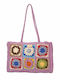 Bag to Bag Сламена Плажна чанта Лилав