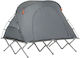 SoBuy Sommer Campingzelt Iglu Grau Für 2 Personen 194x145x157cm