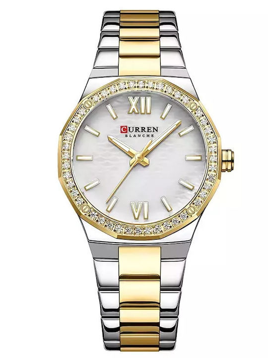 Curren Women's Watch with Silver Metal Bracelet