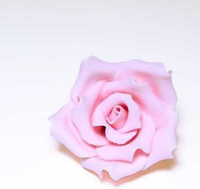Trandafir Roz Deschis 7cm Handmade Decorativ Necomestibil În UE