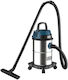 HBM Machines Wet-Dry Vacuum Cleaner 1000W with Plastic Drum 15L Grey