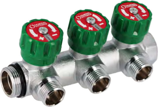 Manifold Switch 3 Ports General Fittings 1" Thread 24x19