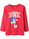 Kids Long-Sleeved Red Blouse
