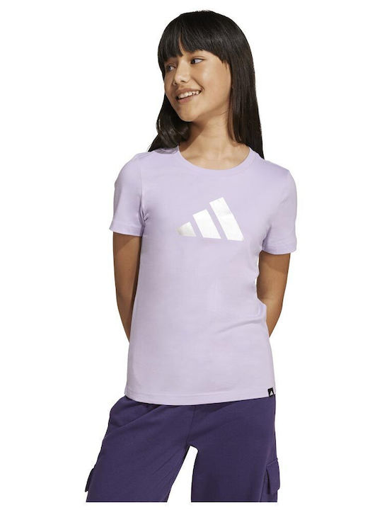 adidas Kids Top Purple Everyday Glam Graphic