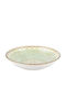 By Bone Rome Plate Soup made of Porcelain Green with Diameter 25cm 6pcs