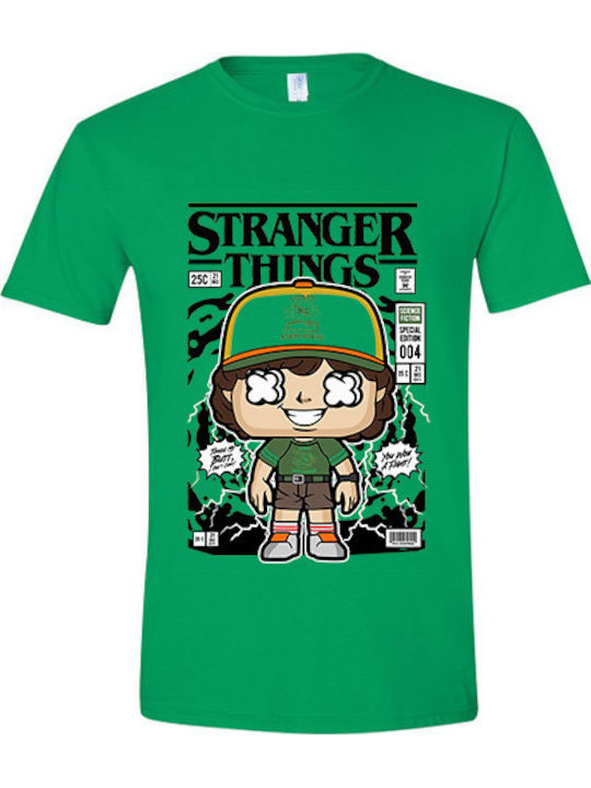 T-shirt Stranger Things Dustin Pop Culture Iris...