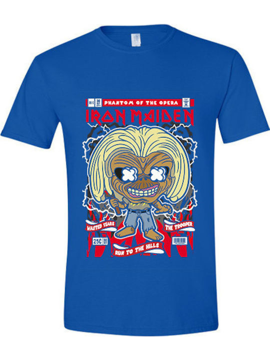 Iron Maiden Killer Eddie Pop Culture Royal T-shirt