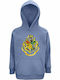 Детски Суичър с Качулка и Джобове Blue Hogwarts School Crest, Harry Potter
