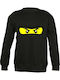 Παιδικό Φούτερ Black Ninjago Ninja Eyes
