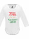 kirikoko Too Cute for The Naughty List, Christmas Baby Дълъг ръкав White
