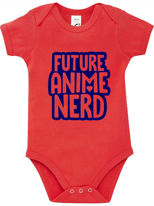 kirikoko Future Anime Nerd Short-Sleeved Coral