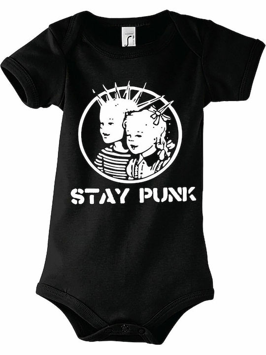 kirikoko Stay Punk Short-Sleeved Black