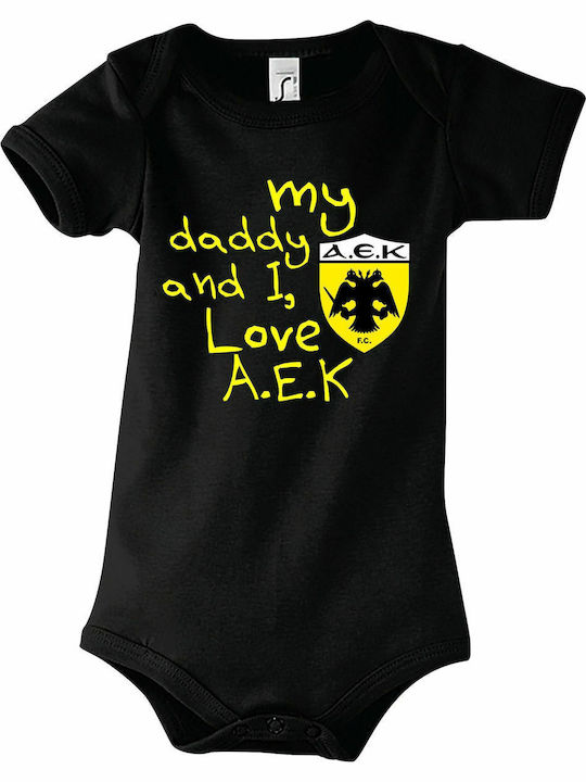 kirikoko My Daddy and I, Love AEK Κορμάκι Black