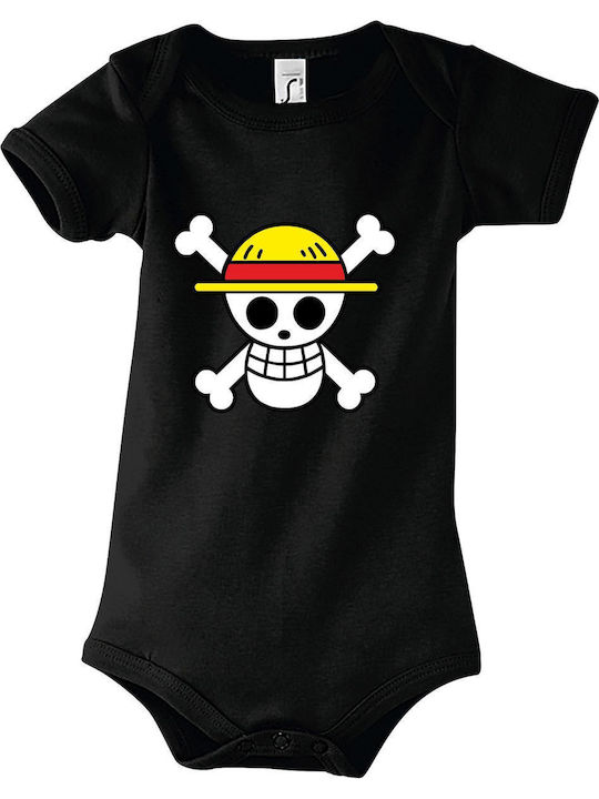 kirikoko One Piece Flag Anime Κορμάκι Black