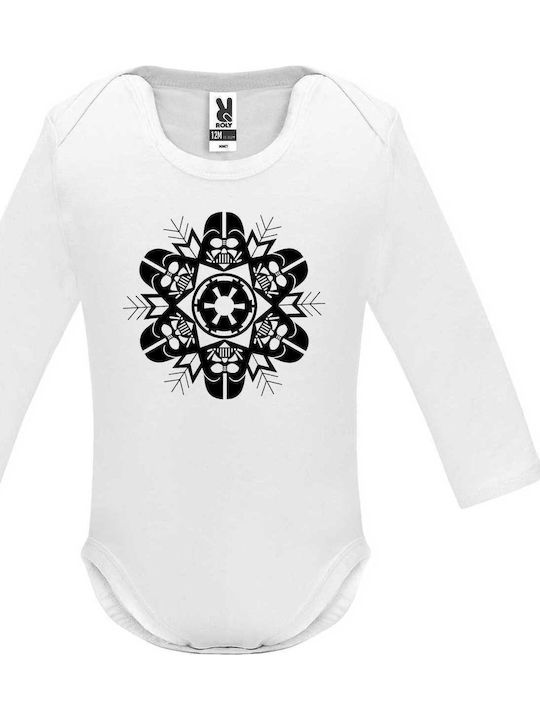 kirikoko Darth Vader Snowflake Pattern Star wars Κορμάκι White
