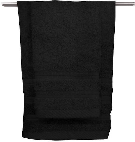 Handtuch 30x50εκ. Black Gewicht 600gr/m²