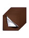 Vevor Χαλί Ορθογώνιο Brown 61x61cm