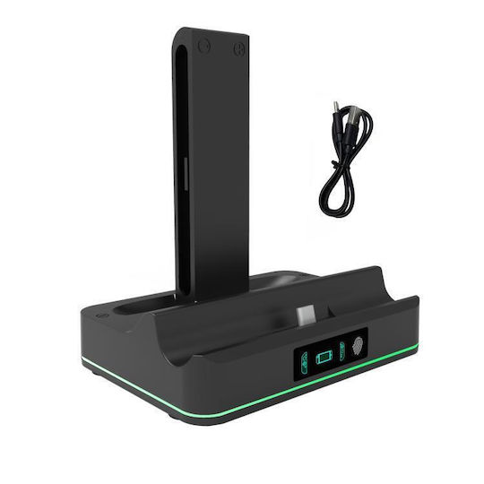Χειριστήρια Nintendo Switch 2 & Joy-con Βάση Φόρτισης Kjh Φωτισμό Περιβάλλοντος Λευκό